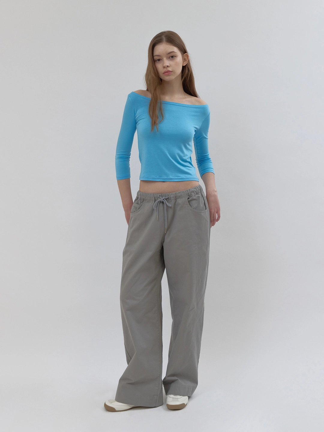헤더먼트 worn cotton pants (grey) 상품 이미지 1
