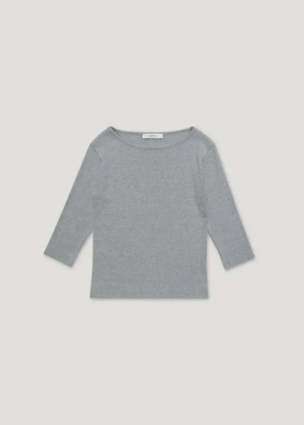 [65th] Essential Boat Neck Tee_4 Colors