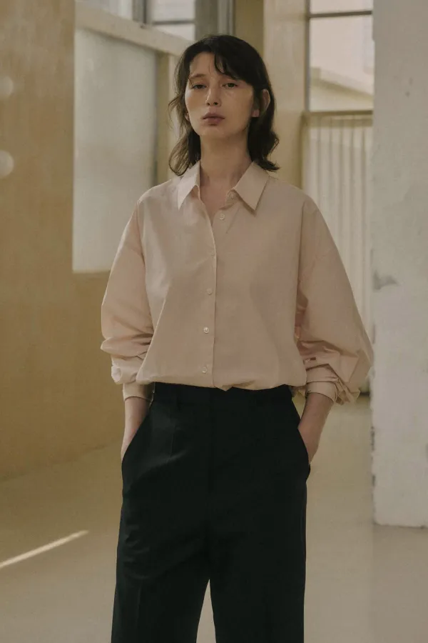 MAEL COTTON SHIRT_PINK