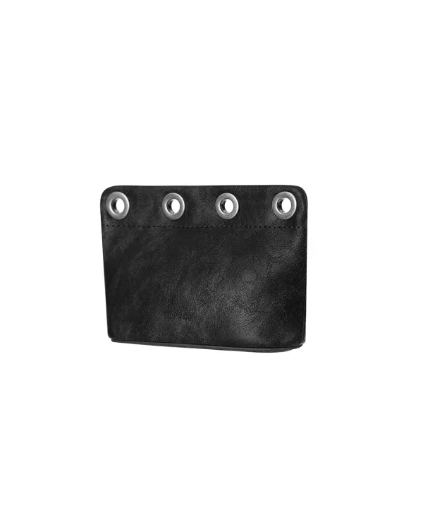 Loop Eyelet Pouch · 루프 아일렛 파우치 / 다크 그레이
