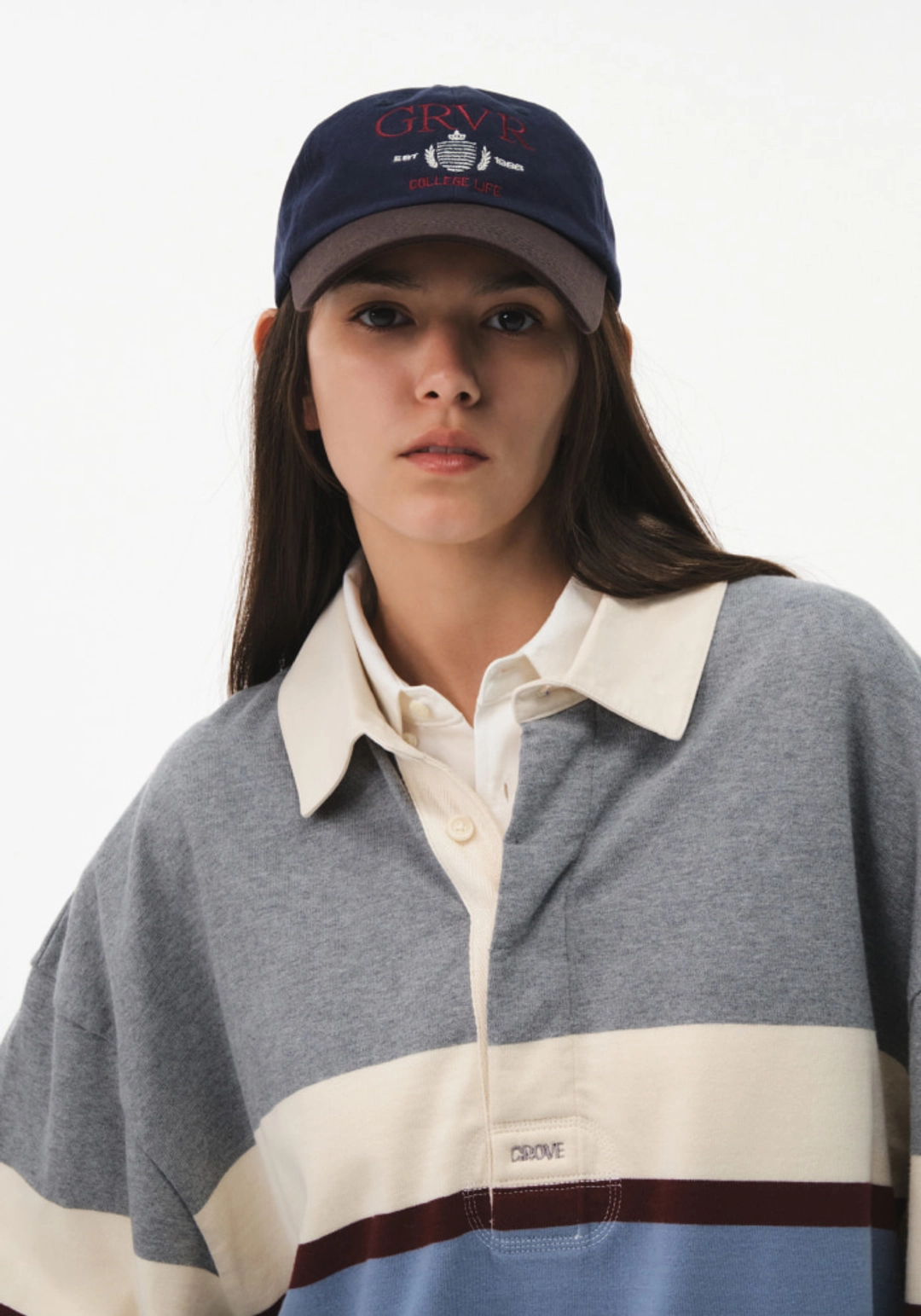 그로브 GRVR COLLEGE BALL CAP 상품 이미지 3
