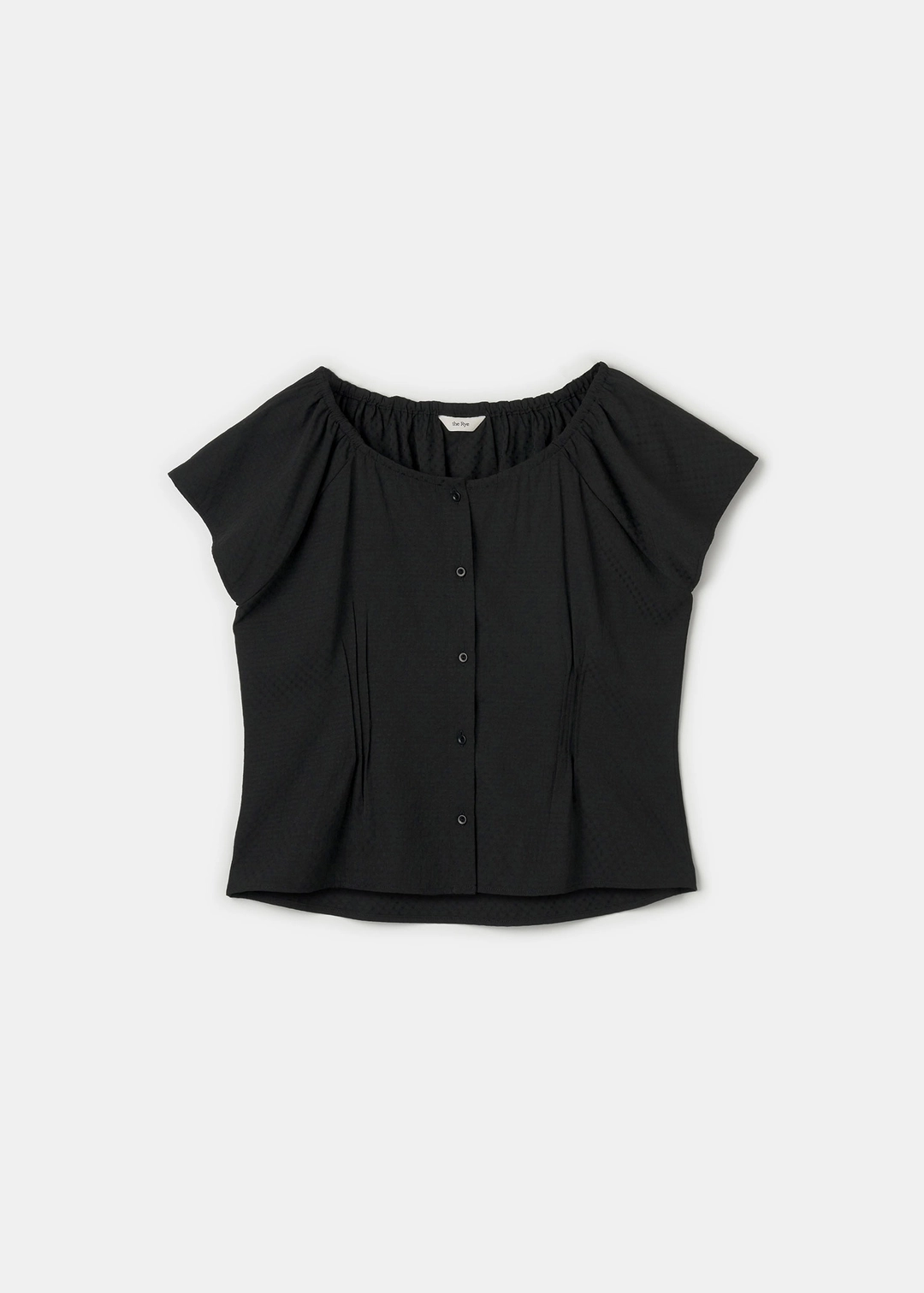 더라이 Dot Sleeve Blouse(Black) 상품 이미지 1