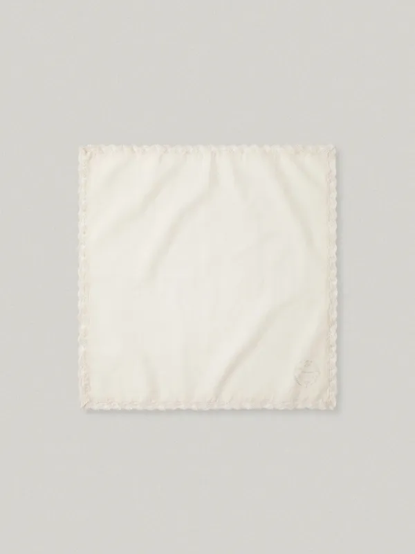 DUA LACE SCARF - CREAM두아 레이스 스카프