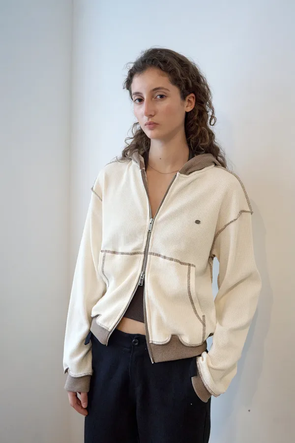 Rolly waffle hoodie