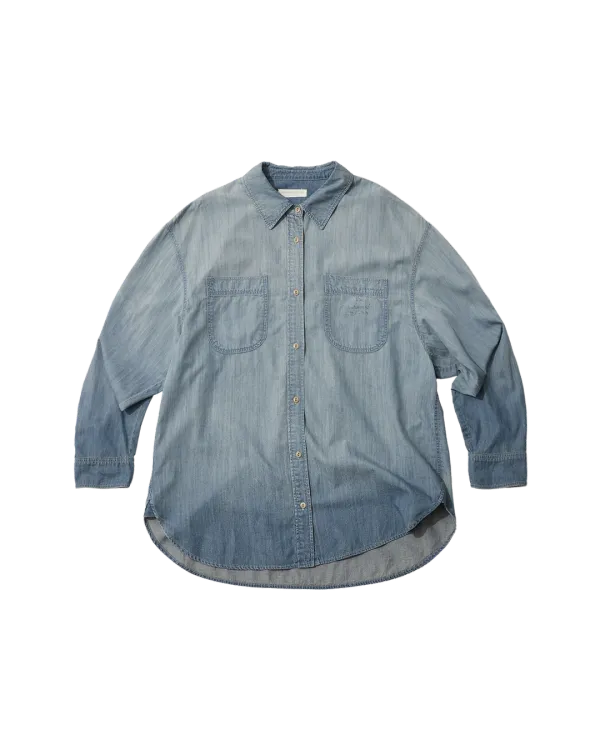 seling denim shirt (indigo)
