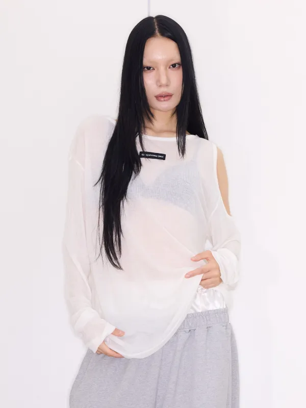 TMH GRLS HOLE SLEEVE - IVORY