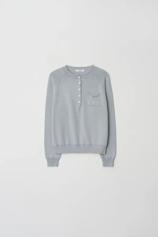 Pocket Henley Knit
