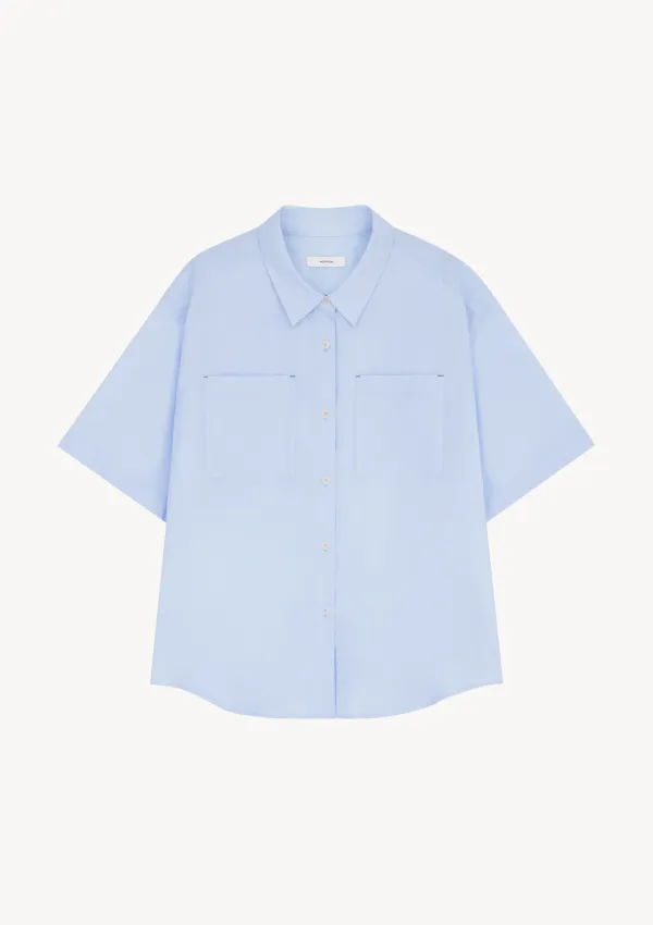 Como Half Shirt in Sky Blue