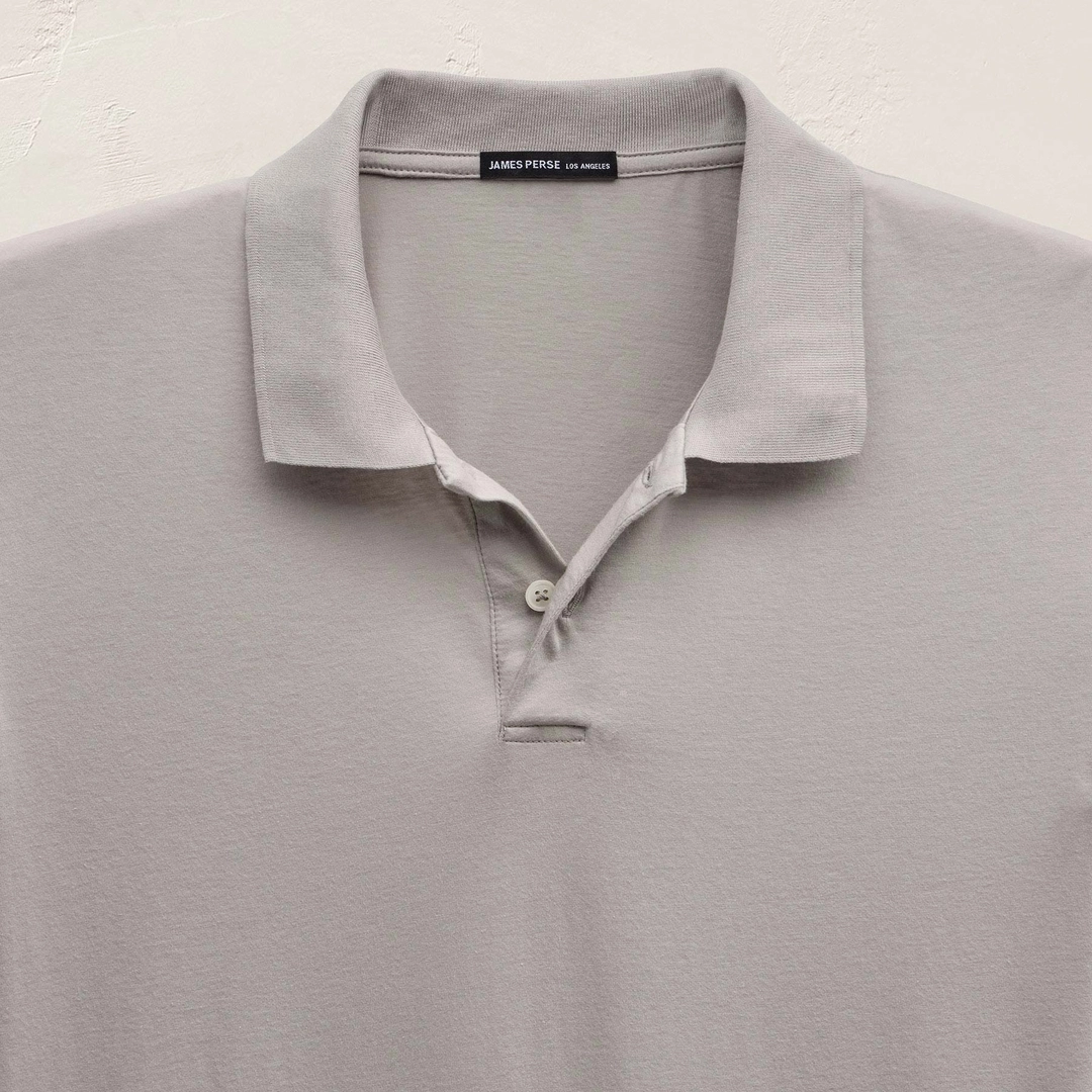 제임스펄스 Luxe Lotus Jersey Polo - Fog 상품 이미지 2