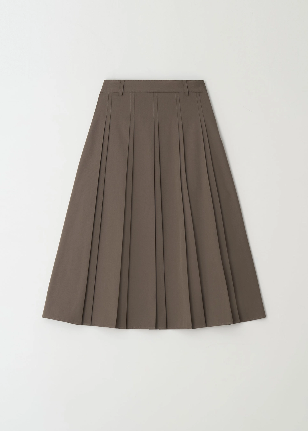 더라이 Pintuck Pleats Midi Skirt(Brown) 상품 이미지 1