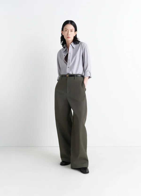 LARGE CHINO IN COTTON TWILL
