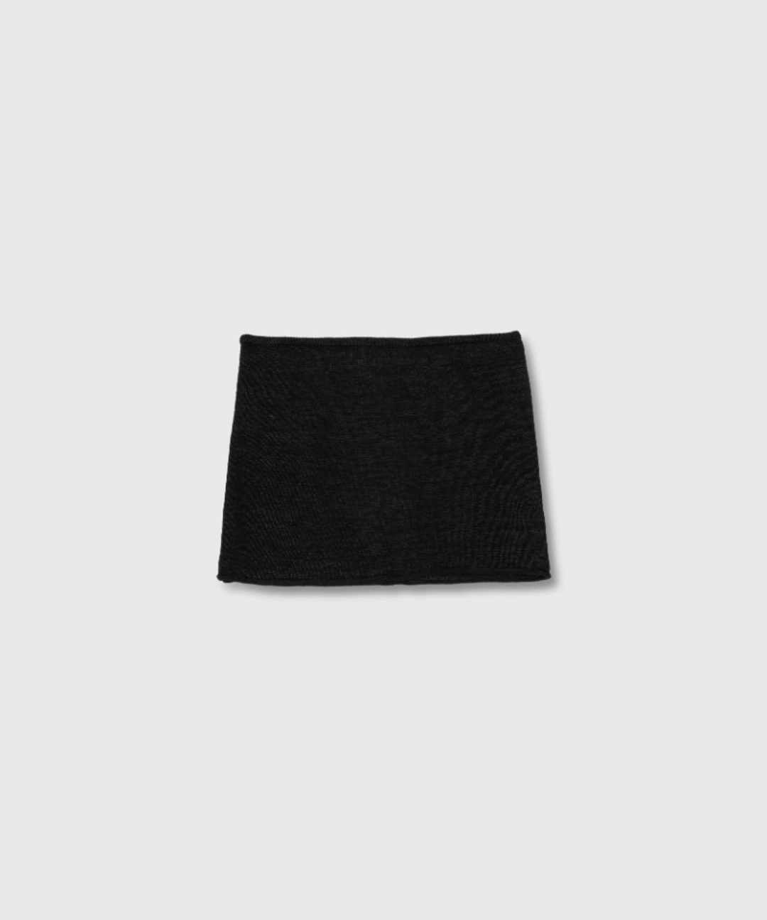니히 Lotus knit skirt (Black) 상품 이미지 3