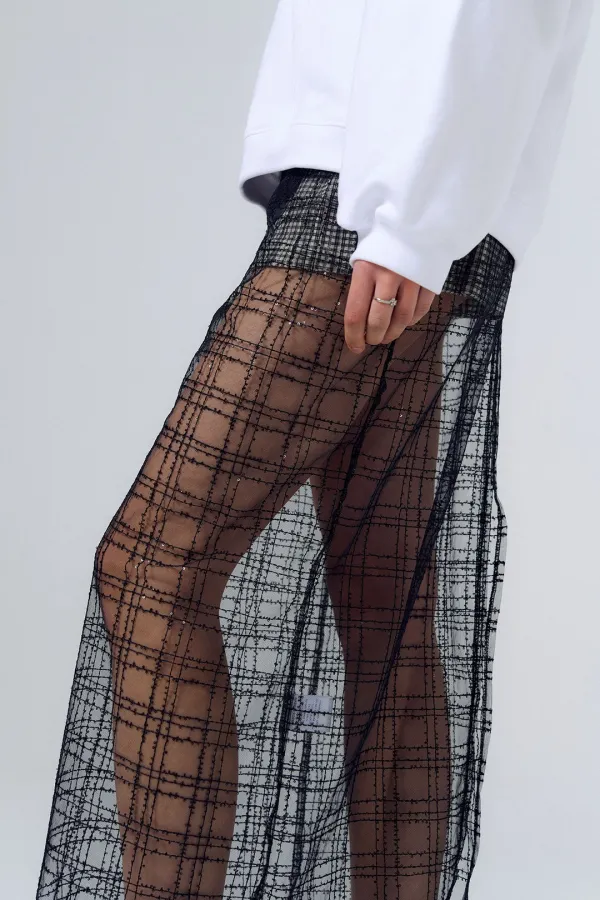 Stella Layered Skirt_Onyx Black