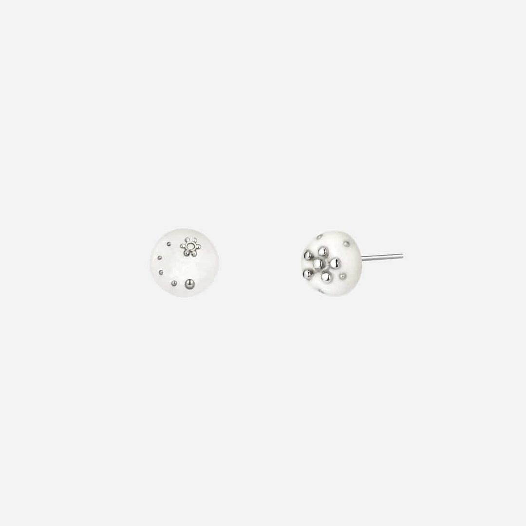 엔프프 lilt earrings-white 상품 이미지 2