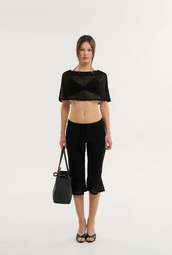 Pansy cape top