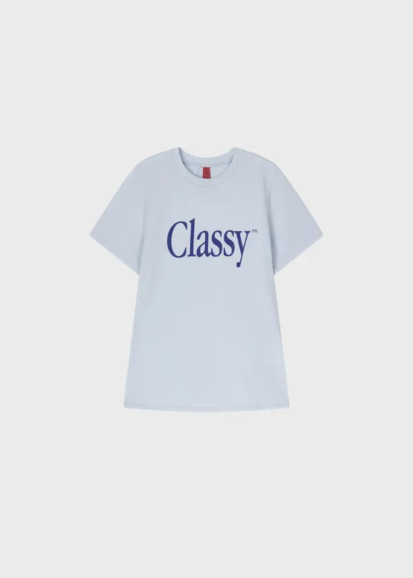 Classy Blue Baby Tee