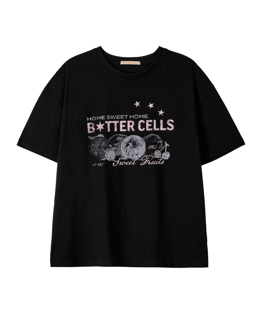 비터셀즈 Zesty Fruits Tee-Black 상품 이미지 1