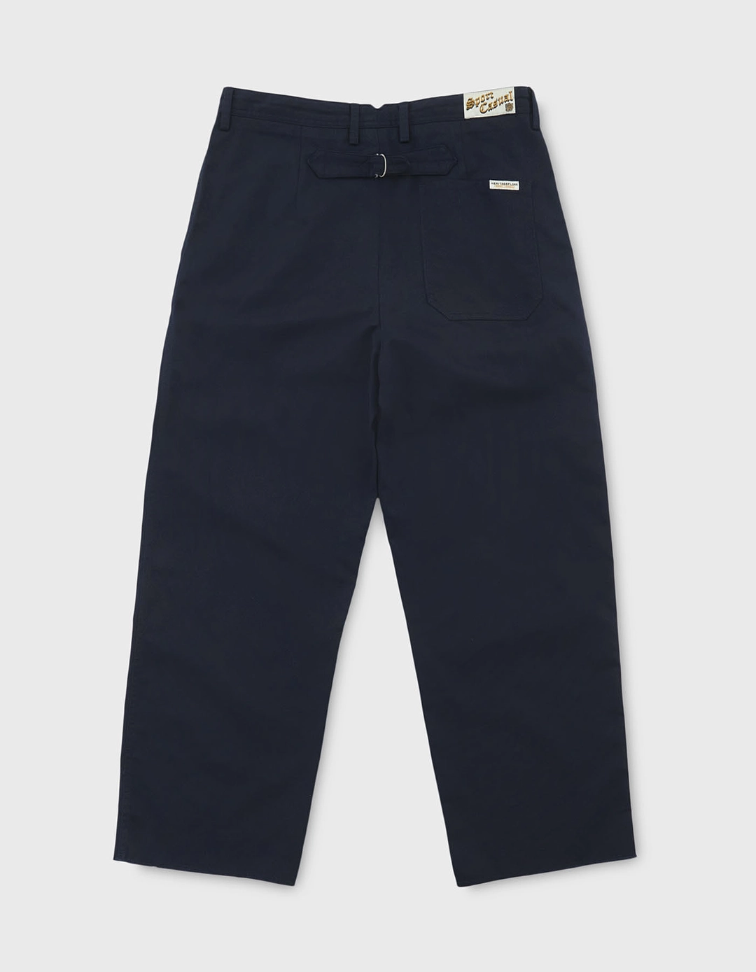 헤리티지플로스 RAW CUT CHINO PANTS / Navy 상품 이미지 3