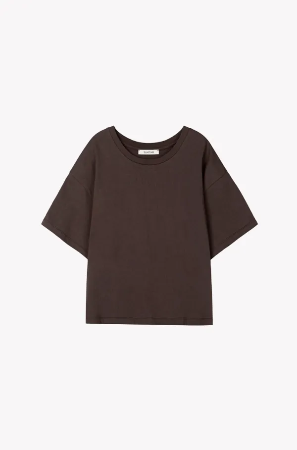 Arro Loose Fit Tee (Brown)