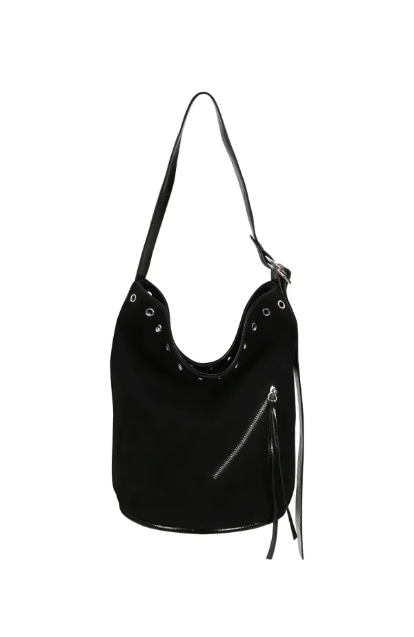 beaker bag (suede black)