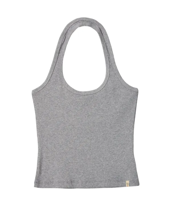 Essential Halterneck Sleeveless-Grey