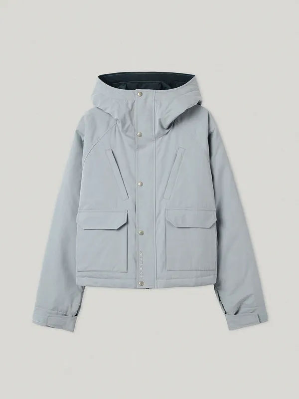Barlby Padded Jumper Fog Blue - Smoothmood