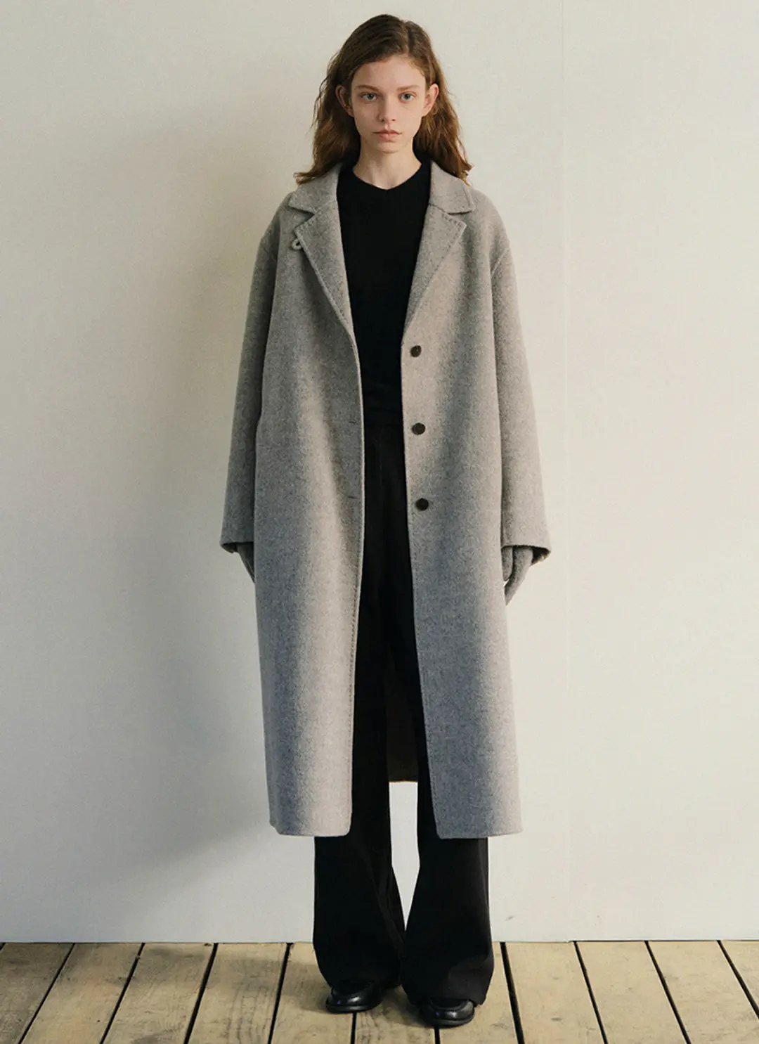 르닐 Brandon Zibellinato Handmade Coat (Light Grey) 상품 이미지 3
