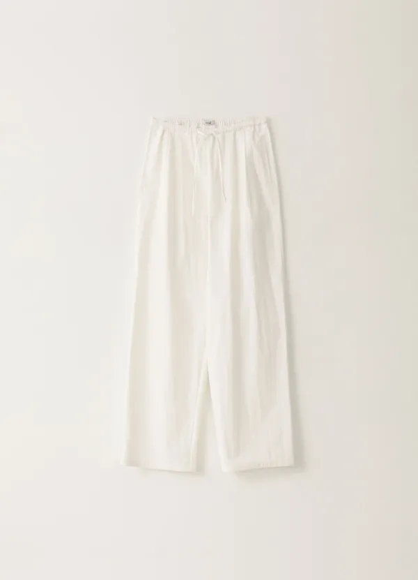 8TH / Cotton String Pants - White