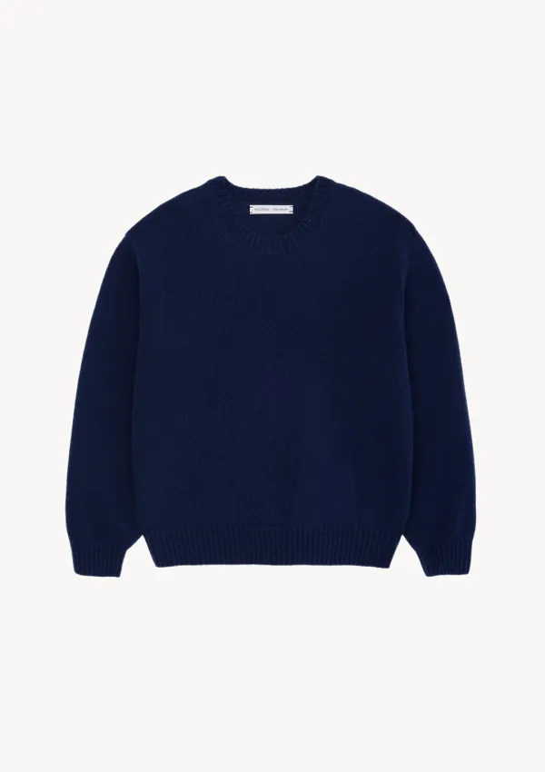 15 Classic Round Knit in Navy