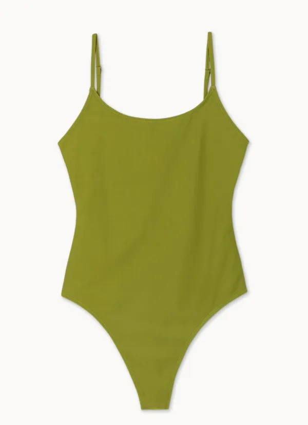 Simple swimsuit_Olive