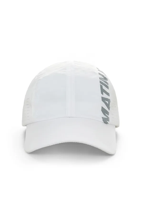 MESH LOGO SPORTY CAP IN WHITE