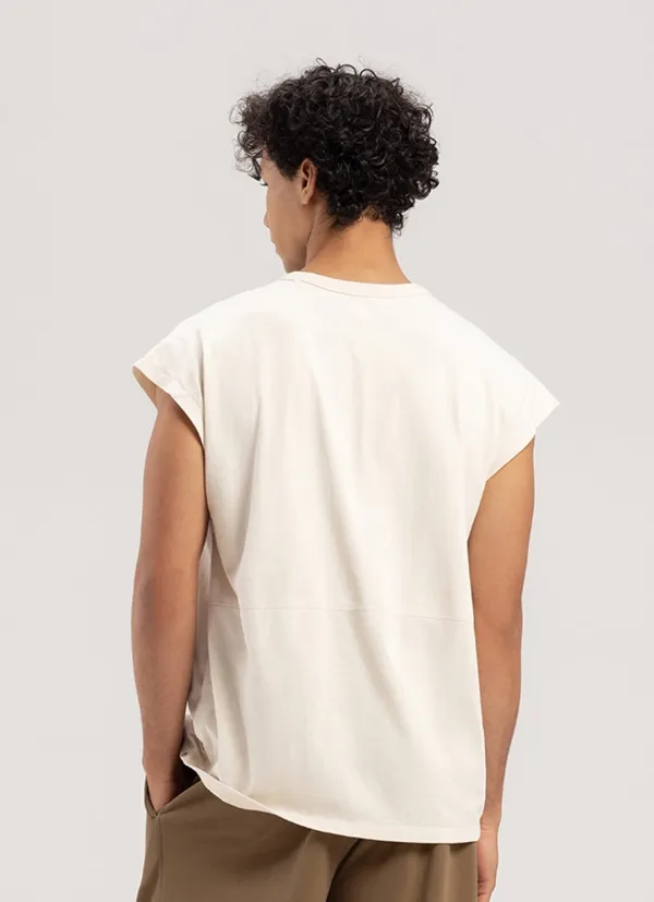 Vase short sleeve (Unisex)_Turtledove