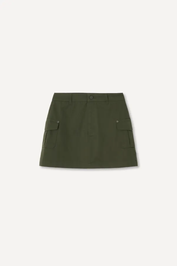 Rivet Cargo Mini Skirt