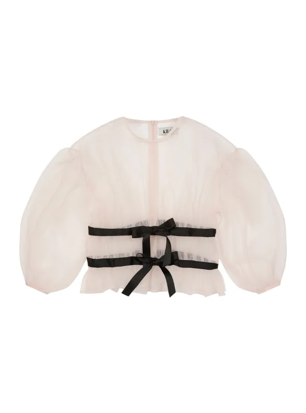 SHU SHEER BLOUSE (PINK)