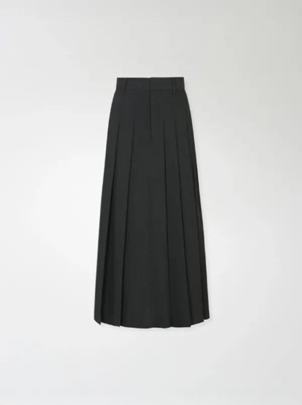 Flore maxi pleats skirt