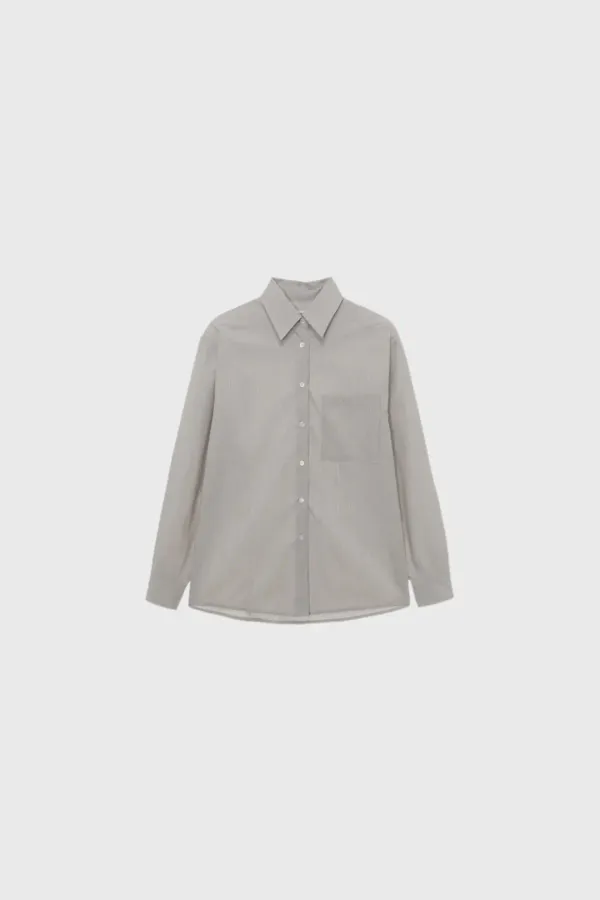 J classic stripe shirt (gray)