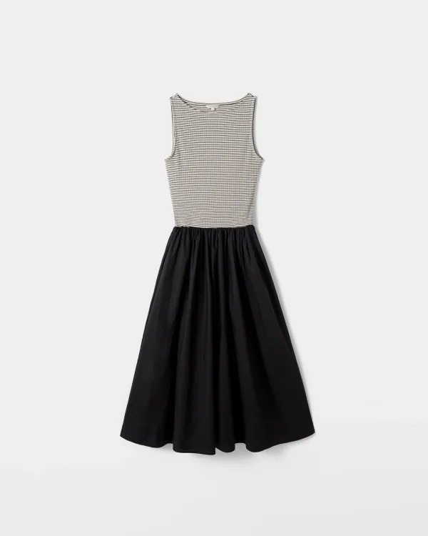 Tia Shirring Maxi Dress
