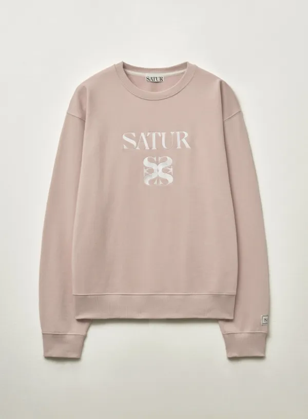 (W) Classic Logo Sweatshirt - Light Pink