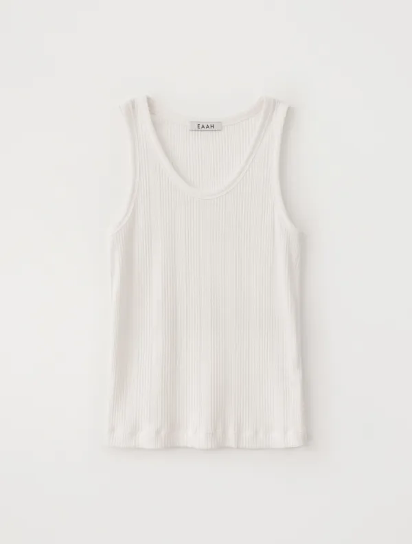 Mallow Linen Drape Skirt (White)