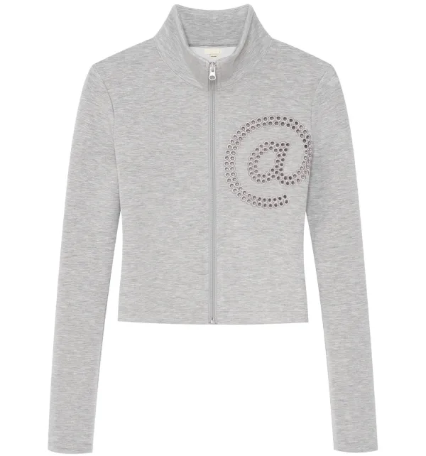 At zip jacket (Grey)