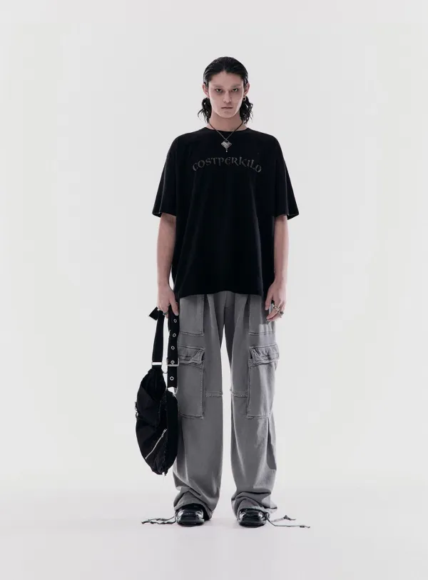 WASHED PANDO T-SHIRT_BLACK