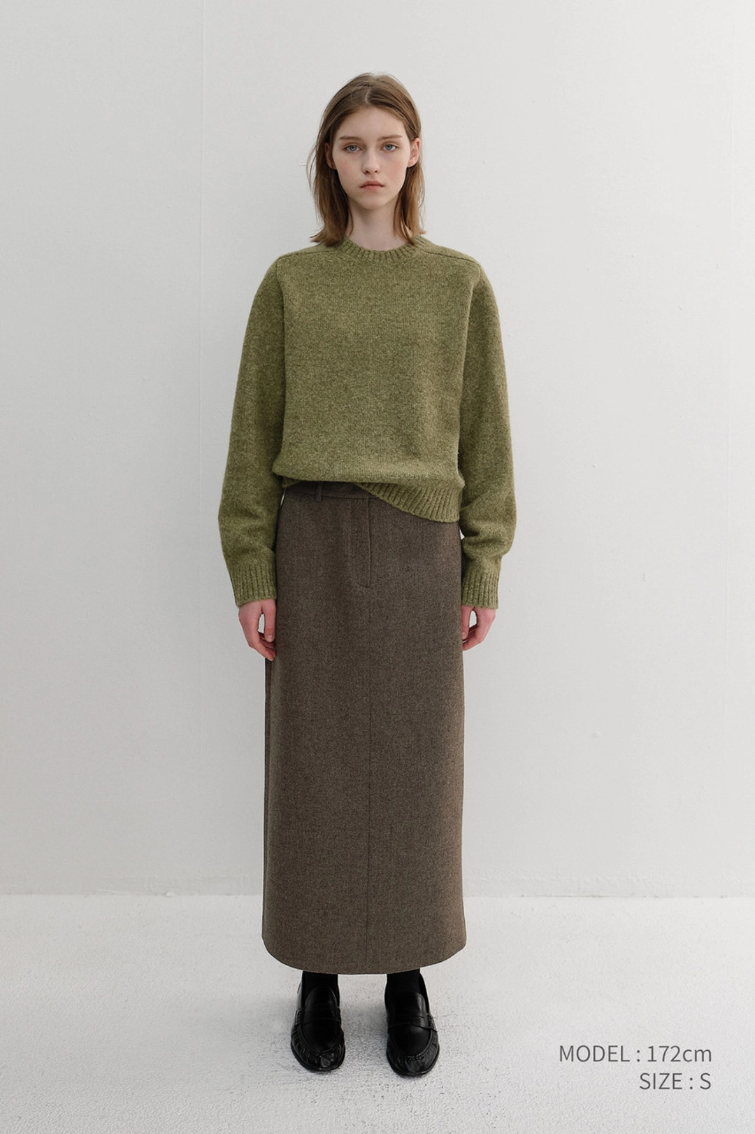 던스트 UNISEX SHAGGY DOG SWEATER OLIVE_UDSW6D133E1 상품 이미지 1