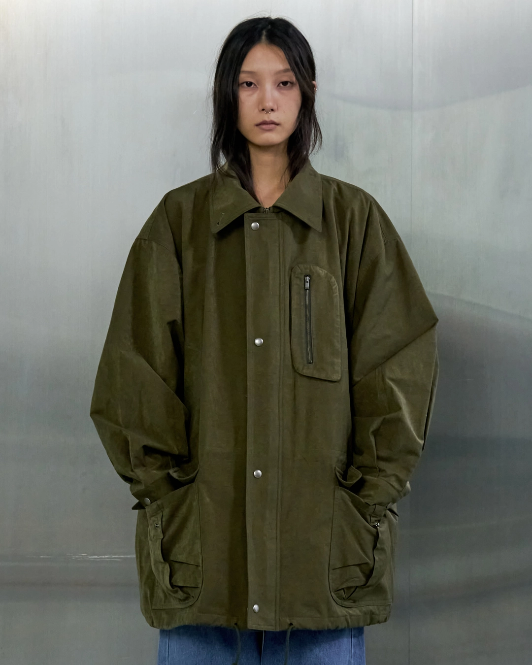 오데스 [9/22 예약 출고] 90S VTG FIELD COTTON JACKET - KHAKI 상품 이미지 1