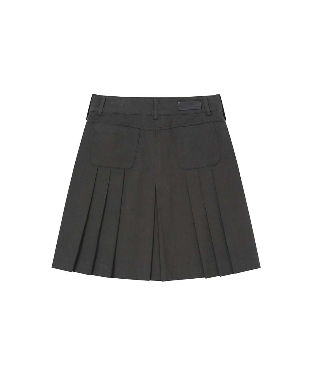 미세키서울 [레이 PICK] Pleats line pocket midi skirt CHARCOAL 상품 이미지 1