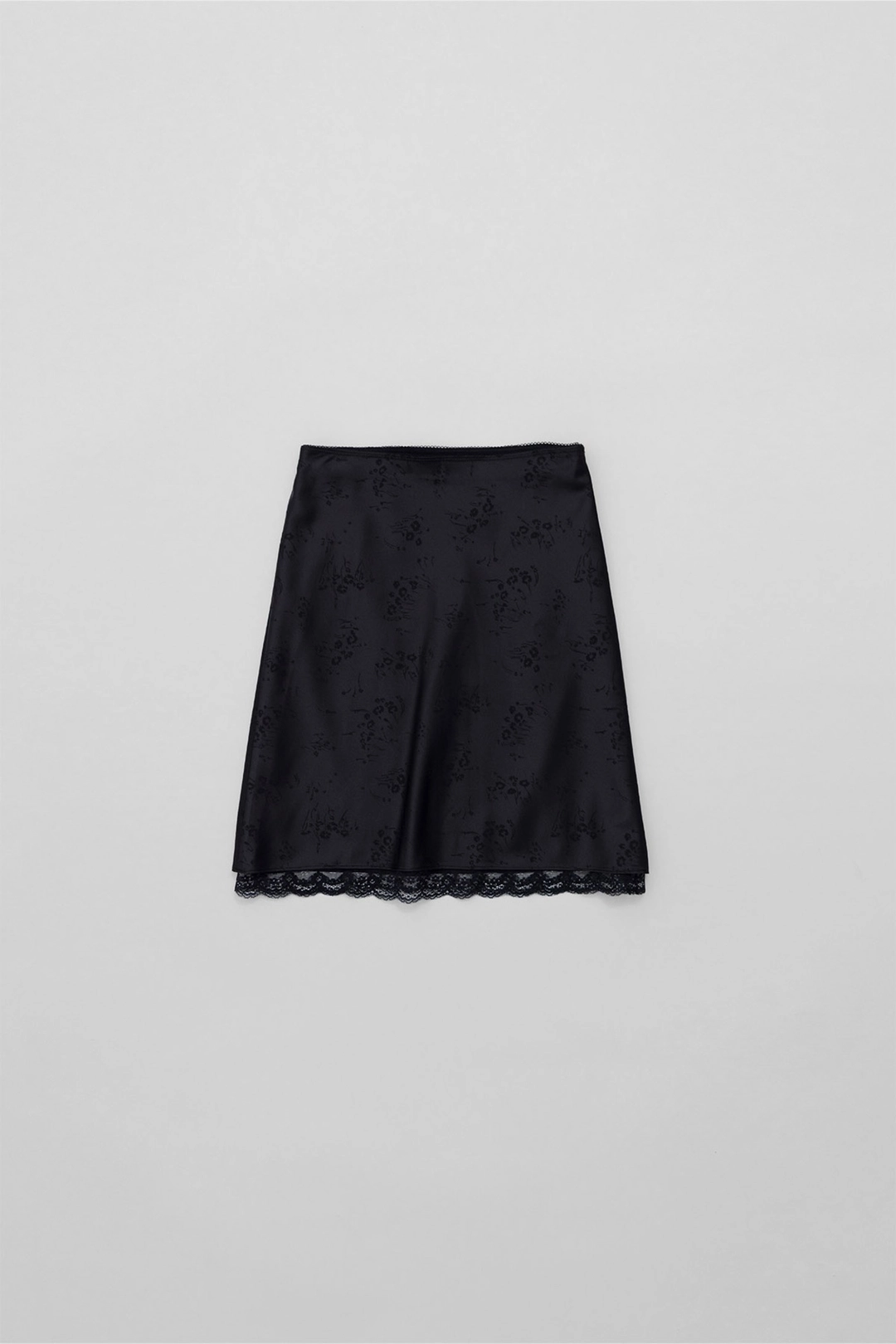 헤이그 a floral skirt (black) 상품 이미지 1