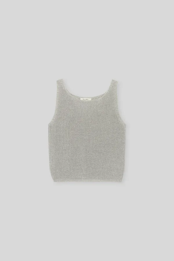 Sniff knit sleeveless (pale gray)