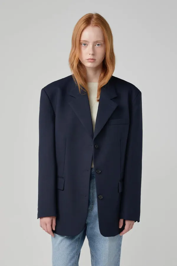Signature 3-Button Blazer_Navy