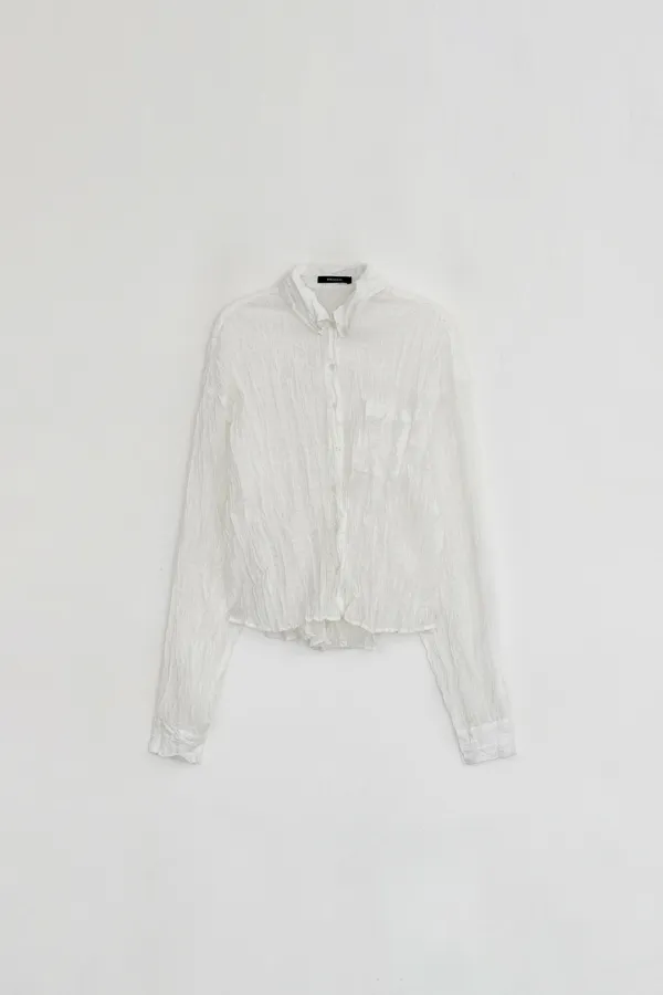 WRINKLY SEE THROUGH SHIRTS