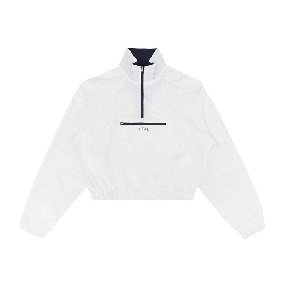 피브비 [2차] Half-zip Wind Anorak (cloud white) 상품 이미지 1