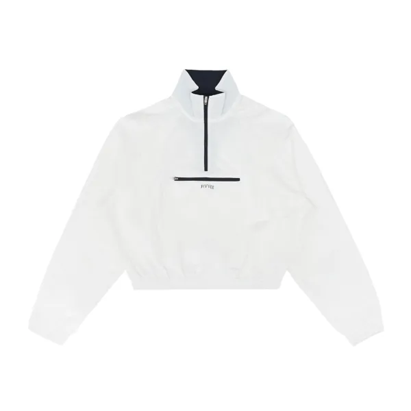 [2차] Half-zip Wind Anorak (cloud white)